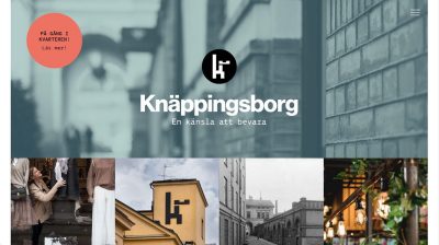 skärmdump från kvarteret knäppingsborgs hemsida
